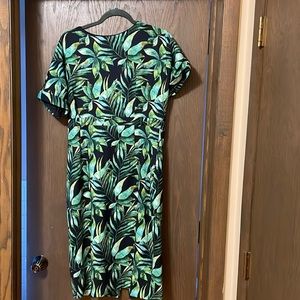 ALEXIA ADMOR Dolman Sleeve Midi Sheath Dress